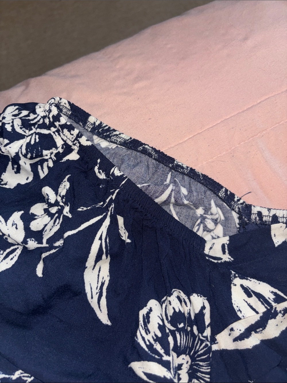 Maurices Navy and White Floral Dress Size 1X Plus Size NEW - Picture 8 of 15